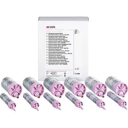 3M ESPE 71524 Imprint 4 Preliminary Penta VPS Super Quick Base & Catalyst 6/Pk 3M ESPE 71524 Imprint 4 Preliminary Penta VPS Super Quick Base & Catalyst 6/Pk